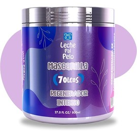 Leche Pal Pelo 7 Oleos Hair Repair Treatment Mask - Argan, Shea butter, Macadamia, Coconut & More - Healthy, Silky & Shiny Hair - Big size 27fl.oz