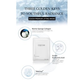 Ojesh Premium Lifting Mask - Face Masks Skincare，Hydrating Masks，Moisturizing，Brightening and Soothing，Anti-aging，Collagen Essential Lifting & Firming Face for Women Men All Skin Type (1 Box)