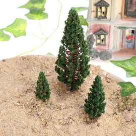 WINOMO 10pcs Model Trees Scenery Landscape Park Street Diorama Scenery Layout Miniature Landscape Scenery (13cm)
