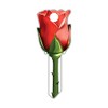Lucky Line Key Shapes Rose House Key Blank Double sided