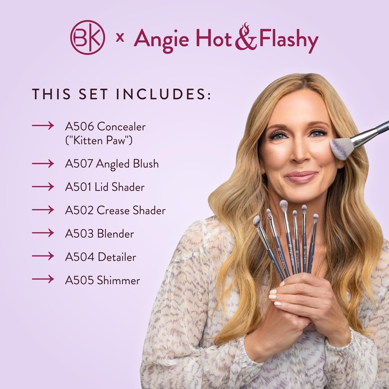 BK BEAUTY BRUSHES - ANGIE HOT & FLASHY Brush Set