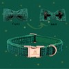 Lionheart glory Bow Dog Collar Adjustable Soft Dog Collar with