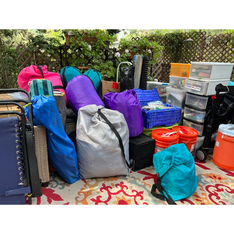 White Heavy Duty Laundry Bag w/Shoulder Strap by Ultra Essentials,