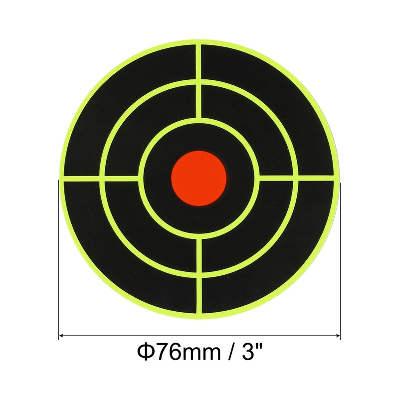 PATIKIL Recording Targets Stickers 3 Inches Pack of 100 Glue