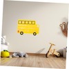 Operitacx Large Bus Shaped Alphabet Pocket Chart for Classroom Organization