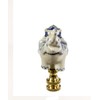 Blue and White Elephant Lamp Finial Porcelain 2.5" h
