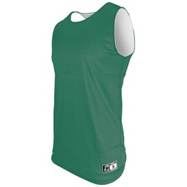 Epic Men's Full-Court 2-Layer Reversible Tank Top Green Basketball Jerseys L