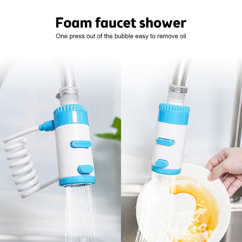 Swivel Sink Faucet Extender 3 Mode Splash Water Extension Kitchen