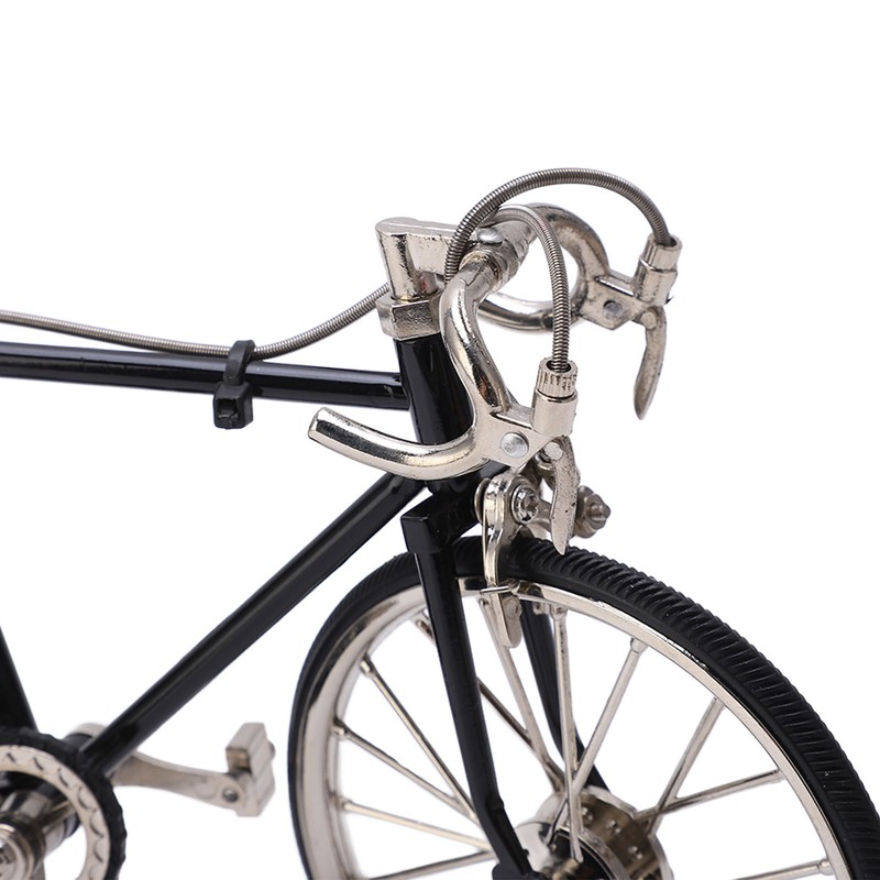 Bicycle Model Vivid Design DIY Decorative 12x19.5cm/4.7x7.7in Alloy Material Miniature