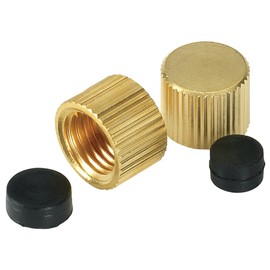 Homewerks VAC-CAP-W2B VACCAPW2B Waste Cap Replacement Part, 2-Pack, 5/16-Inch and 3/8-Inch