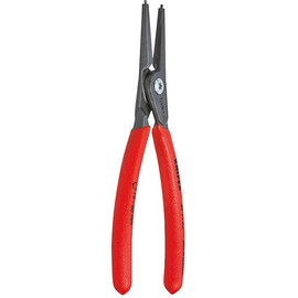 KNIPEX - 49 11 A2 Tools - Precision Circlip Pliers, External, Straight, 3/4-2 23/64" Shaft Dia. (4911A2)