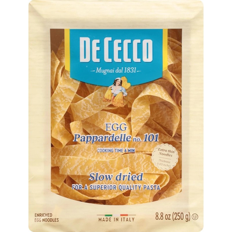 Does Not Apply De Cecco Pasta, Egg Pappardelle, 8.8 Ounce