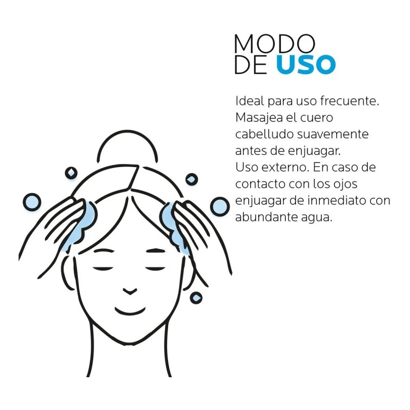 Shampoo La Roche-posay Kerium En Gel Anticaspa 200 Ml