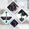 HYRIXDIRECT Wall Mount Broom Mop Holder Hanger Garden Tool Organizers