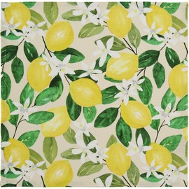 Erwin Müller Napkin Pack of 6 Cotton Yellow/Green Size 40 x 40 cm