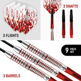 Harrows Damon Heta 'Series 2' 90% Tungsten Steel Tip Darts Set (21, Grams)