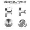 Fliverly Suction Cup Hooks for Shower, Bathroom, Kitchen, Glass Door,
