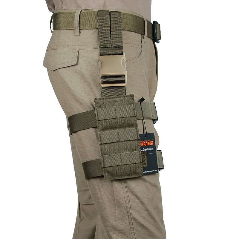 EXCELLENT ELITE SPANKER Tactical Drop Leg Holster Adjustable Platform Molle