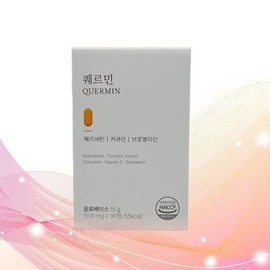 My Day Quermin 30 Tablets (1 Box) Quercetin Bromelain Curcumin / 마이디데이 퀘르민 30정 1박스 퀘르세틴 브로멜라인 커큐민