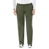 WonderWink Women's Pull-On Cargo Pant, Olive, Large