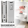 2pcs 5in Mini Short Drawer Slides Furniture Guide Rail Full