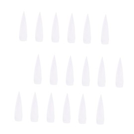 Baluue Diy Manicure Supplies: 500pcs Long Fake Nails Easy Application for Women Girls Ladies