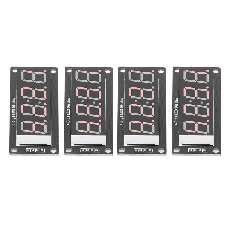 4 Set 4 Digit Digital Tube LED Display Board 7