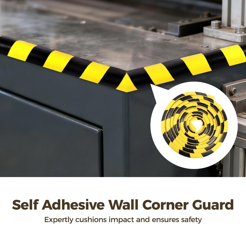 Self Adhesive Wall Corner Guard, 9.8 ft L-Shaped Edge Protector,