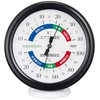 CRECER Ohm Electric TR-130K Thermometer/Hygrometer (Comfortable Appliance Management Display), Black