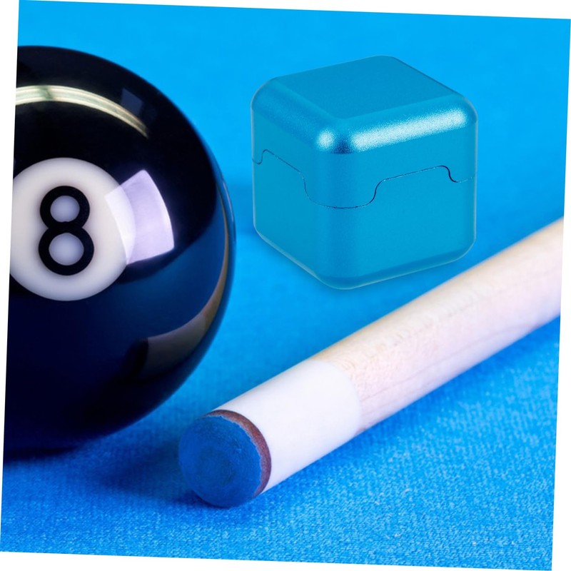 BIUDECO Pool Chalk Carrier Aluminum Billiards Chalk Case Snooker Accessory