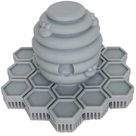 Big Bee, Little Bee - Kids Original ScrubBEE, 100% Silicone Childrens Bath Scrubber, Promotes Effective Independent Hand & Body Washing, As Seen on Shark Tank (Slate)