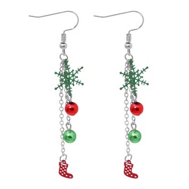 GWAWG Christmas Earrings,Drop Dangle Earrings,Xmas Earrings for Women Christmas Tree Snowflake,Jewelry Gift for Her
