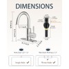 Fransiton Bathroom Faucets, Bar Sink Faucet Single Hole for Bathroom