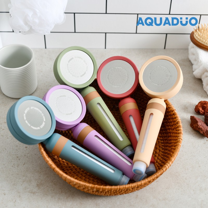 Aqua Duo Blossom Bathroom Design Wide Filter Shower 1 Year