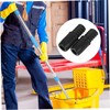 Healeved Household Sweeper Extension Pole Attachments Broom Handle Threaded End