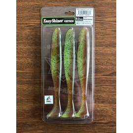 Keitech Easy Shiner 6.5 Inch Motoroil/Chartreuse