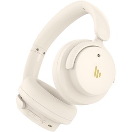 Edifier H9 Hybrid Active Noise Cancelling Headphones Bluetooth 5.4, Over Ear Headphones Wireless with 75H Playtime, Hi-Res Audio, Spatial Audio, Multipoint Connection, Clear Calls, Foldable - White