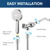 Cobbe® All Metal Handheld Shower Head, 3 Spray Settings, Mirror