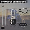 2 PCS 20" Single Tender Spring Kit with Hose Holder