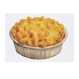 'Macaroni and Cheese' Temporary Tattoo - Water Resistant, Skin-Safe, Non-Toxic Transfer (TO00083795)