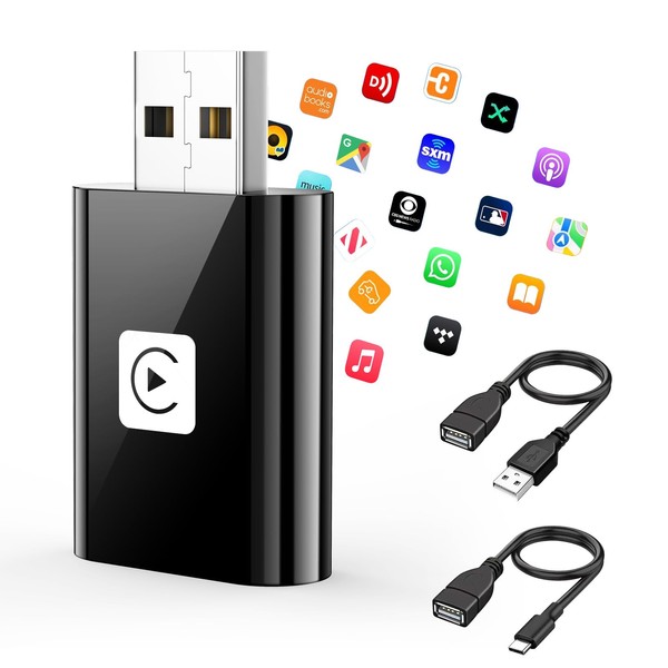 mardayket Mini Wireless Carplay Adapter for iPhone, 2025 Stable Universal