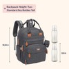 BabbleRoo Diaper Bag Backpack - Baby Essentials Travel Tote -