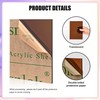 Lesnlok Brown Acrylic Sheets - 1/8" Thick, 3mm, 2 Pack,