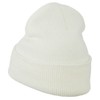e4Hats.com NASA Logo Embroidered Long Knit Beanie - White OSFM