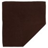 Dark Brown Solid Bandana - Single Piece 14x14