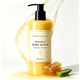 Sérum Corporal con Cera de Abejas 100g, Hidratante con Aceite de Aguacate y Manteca de Karité, para Piel Seca y todo el Cuerpo, Aceite Corporal Vegano Natural para Mujeres (1PC-100G)