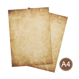 Absofine Old Casanova Writing Paper 60 Sheets of Old Paper DIN A4 Double-Sided 100 g