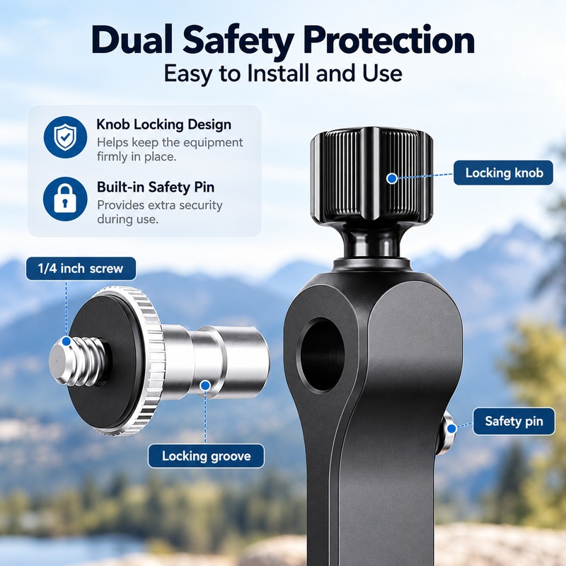 Binocular Tripod Adapter for Steadier, Hands-Free Viewing – Arca-Swiss Compatible