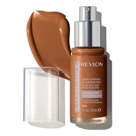 Revlon Illuminance Skin-caring Base De Maquillaje C/ácido H Tono Caramelo Tostado 501
