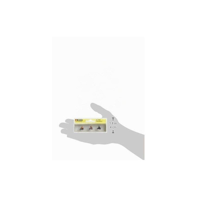 Noch 36898 - Ciclisti 4 Personaggi 3 Biciclette N